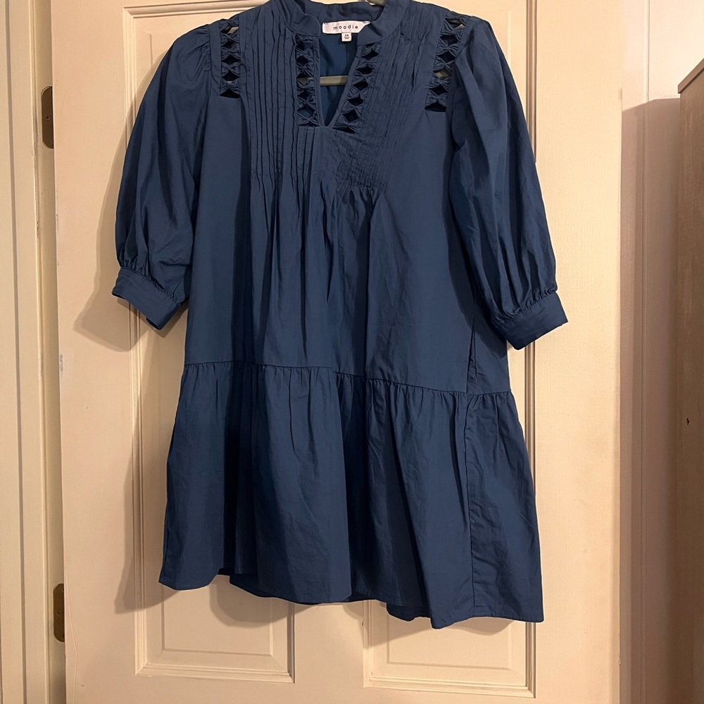 Moodie Blue Mini Dress
